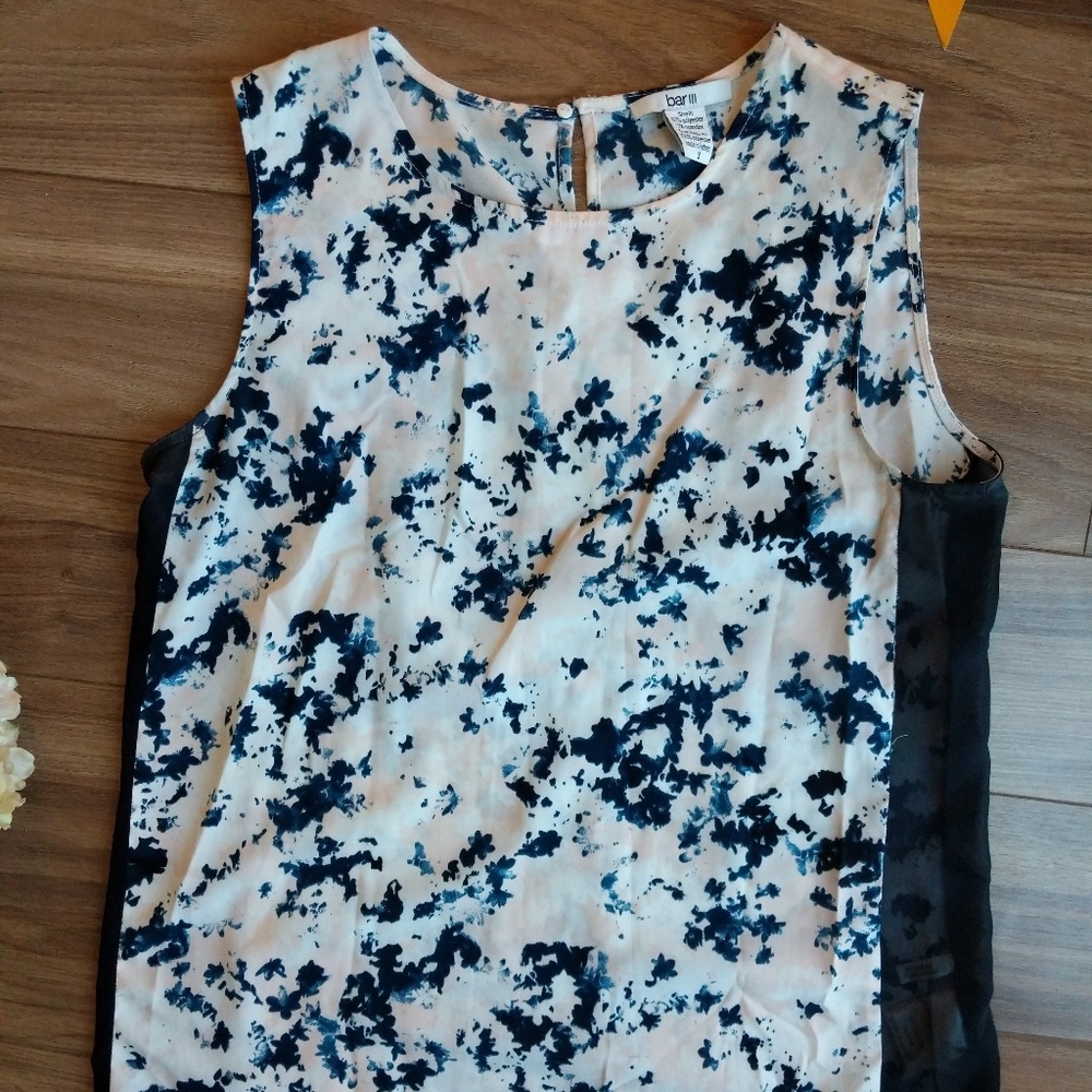 Bar III Floral Tank Top